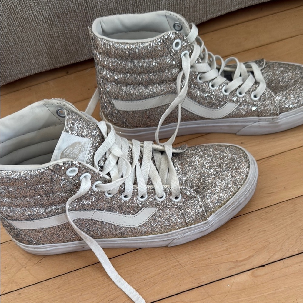 VANS RARE Glitter High-Top Sneakers